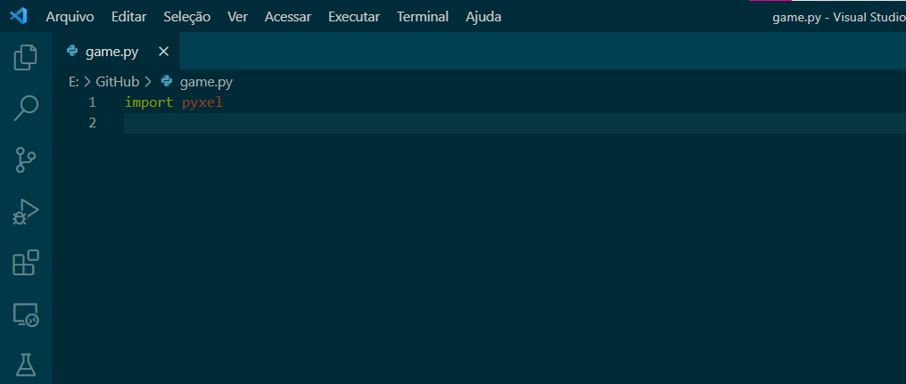 Importando Pyxel